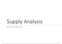 Microeconomics Supply Analysis