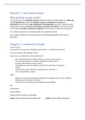 Research Design & Methods: Module 2 Case Study Designs