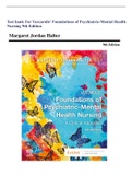 Test Bank for Varcarolis' Foundations of Psychiatric-Mental Health Nursing, 9th Edition (Margaret Jordan Halter, 2022) Chapter 1-36 | All Chapters