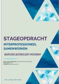 Stage opdracht jaar 4  Interprofessioneel samenwerken (IPE) 