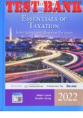 South-Western Federal Taxation 2022: Essentials of Taxation: Individuals and Business Entities. 25th Edition by Annette Nellen, Andrew D. Cuccia, Mark Persellin and James C. Young. All Chapters 1-22. TEST BANK