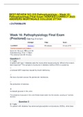 BEST REVIEW SCI 225 Pathophysiology - Week 16:  Pathophysiology Final Exam VERIFIED CORRECT 2023  ANSWERS NIGHTNGALE COLLEGE UTTAH