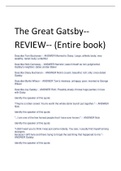 Summary The Great Gatsby: A Graphic Novel Adaptation -  The Great Gatsby 