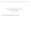 Computer Organization Basic Processor Structure, 1e James Gil de Lamadrid (Solution Manual)