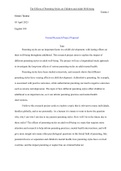 Formal Research Project Proposal + Annotated Bibliography