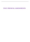 TNCC PHYSICAL ASSESSMENTS