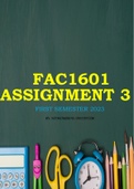 FAC1601 Assignment 3 Solutions First Semester 2023