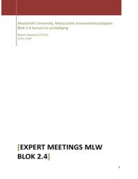 Expert Meetings blok 2.4 MLW Aanval en verdediging