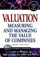 Valuation, Measuring and managing the value of companies, 3th edition, McKinsey & Company, Inc., Tom Copeland, Tim Koller, Jack Murrin