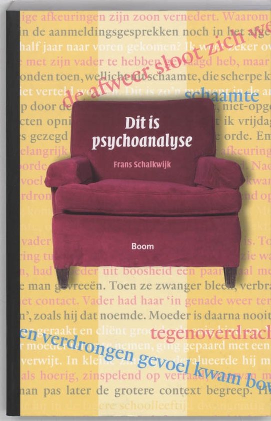 Samenvatting boek: Dit is psychoanalyse - Frans Schalkwijk