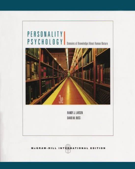 Persoonlijkheidsleer, Personality Psychology, ISBN9780071101684