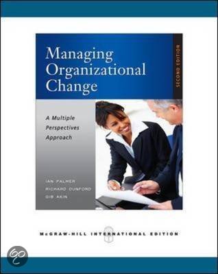 Managing organizational change Palmer
