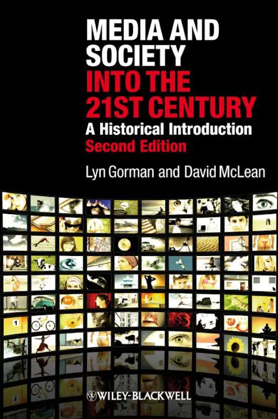 Overzicht Geschiedenis van het Medialandschap tijdlijn, stromingen en belangrijke personen
