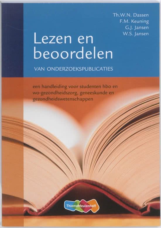 Lezen en beoordelen van onderzoekspublicaties