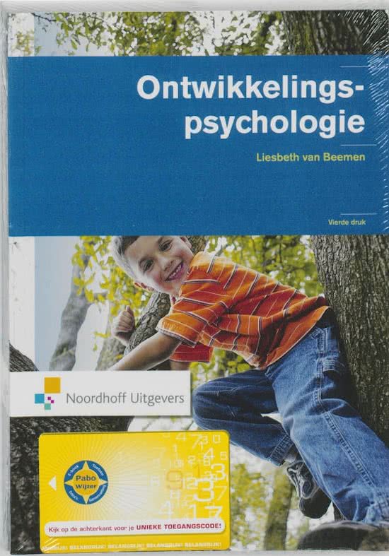 Samenvatting ontwikkelingspsychologie hfstk. 1,6 t/m 12 ( Boek: van Beemen)