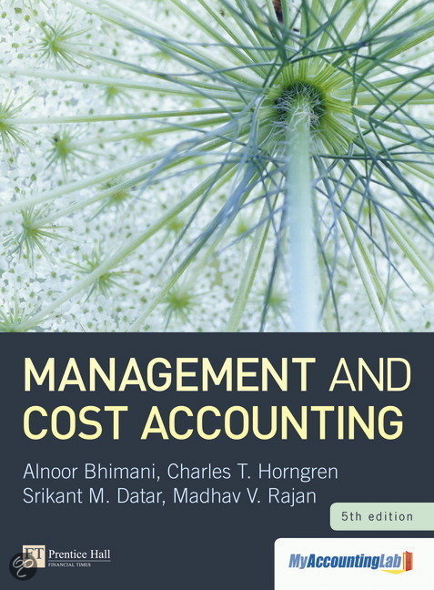 Management and Cost Accounting