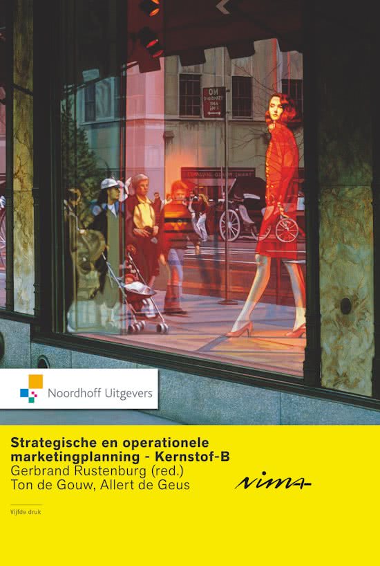 Samenvatting van het boek strategische operationele marketingplanning Kernstof - B. ( 4 )