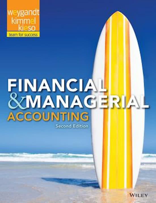 Samenvatting hoorcolleges Accounting  1 (+ aanvullingen uit het boek "Financial & Managerial Accounting" van Weygandt Kimmel Kieso)