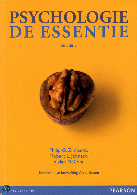 Samenvatting: Psychologie de essentie. ISBN: 9789043029186