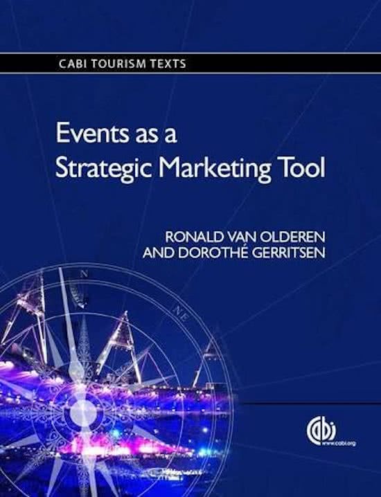 Events as a strategic marketing tool by Gerritsen and van Olderen