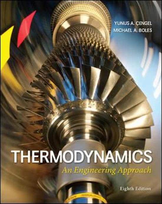 Thermodynamics an Engineering Approach 8th edition Solutions Manual