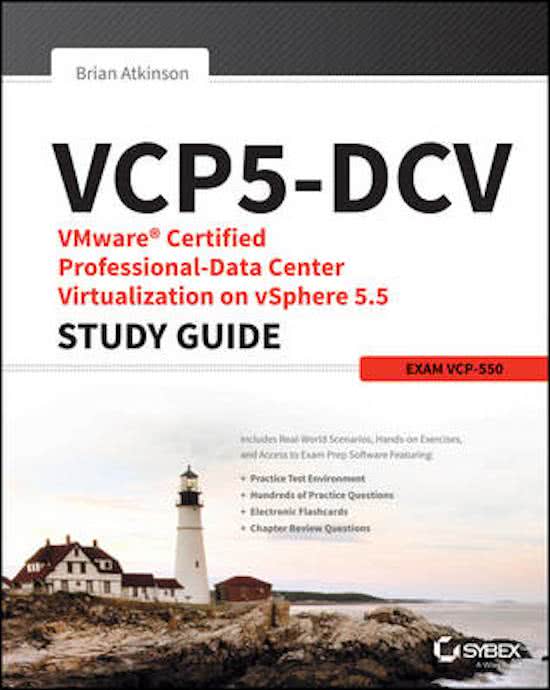 VCP5-DCV VMware Certified Professional-Data Center Virtualization on vSphere 5.5 Study Guide
