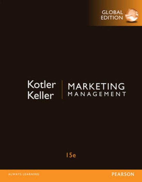 Marketing summary (marketing management)