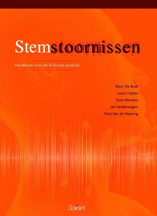 Stemstoornissen 2015