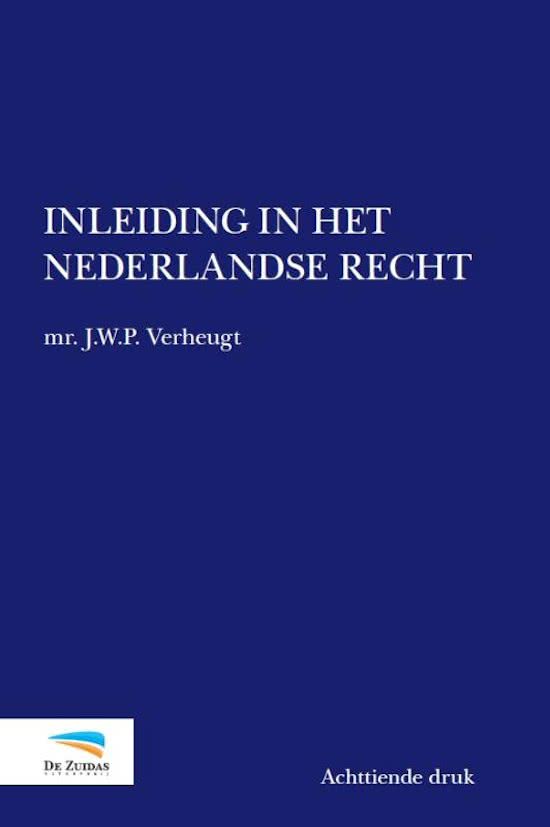 Samenvatting van Verheugt: Inleiding in het Nederlandse Recht
