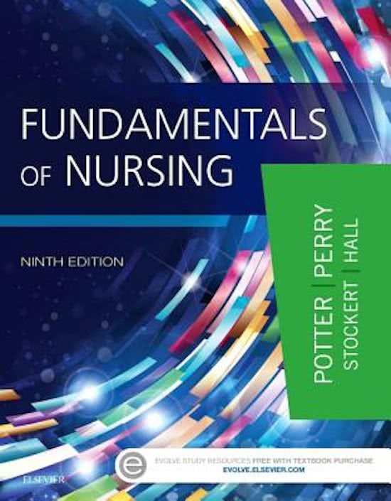 Test Bank - Fundamentals of Nursing, 9th Edition (Potter, Perry, 2017), Chapter 1-50 | All Chapters