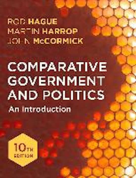 Comparative Government and Politics by Hague, Harrop and McCormick - Summary