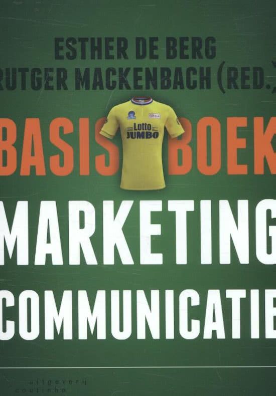 Samenvatting H4 Sales Promotions  Basisboek marketingcommunicatie, ISBN: 9789046905227  Marketingcommunicatie